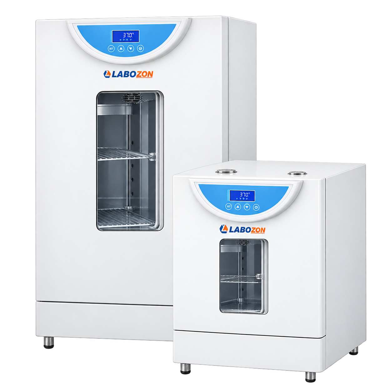 Labozon laboratory incubators in two sizes