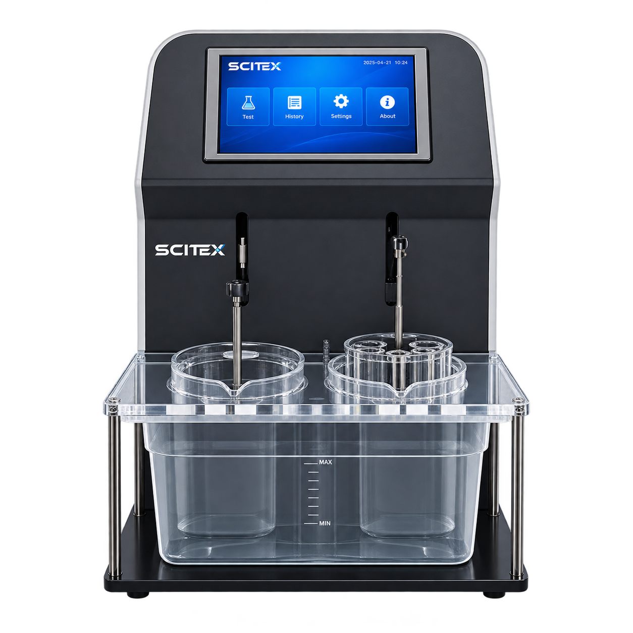 Scitek disintegration tester with touch screen